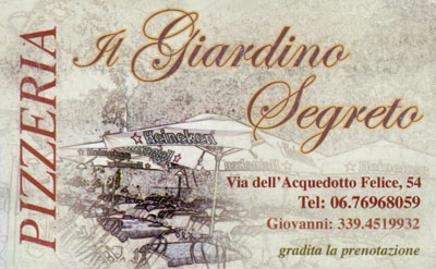 Biglietto da visita - Il Giardino Segreto Biglietto da visita - Il Giardino Segreto