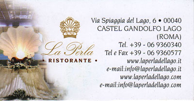 Biglietto da visita - La Perla