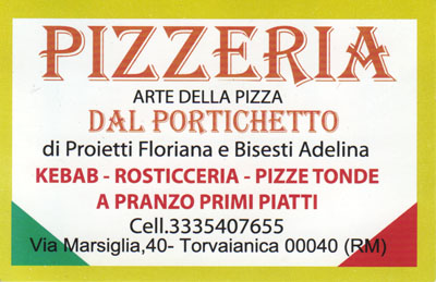 Biglietto da visita - Dal Portichetto Biglietto da visita - Dal Portichetto