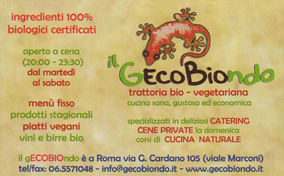 Biglietto da visita - Il GecoBiondo Biglietto da visita - Il GecoBiondo