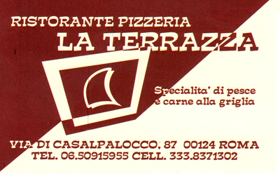 Biglietto da visita - La Terrazza Biglietto da visita - La Terrazza