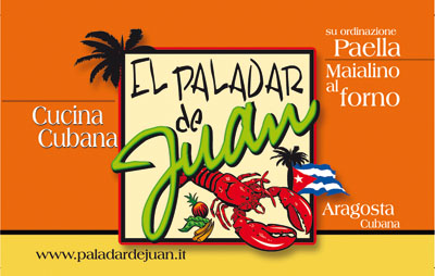 Biglietto da visita - El Paladar De Juan Biglietto da visita - El Paladar De Juan
