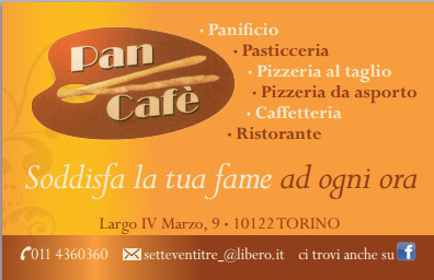 Biglietto da visita - Pan Cafe' Biglietto da visita - Pan Cafe'